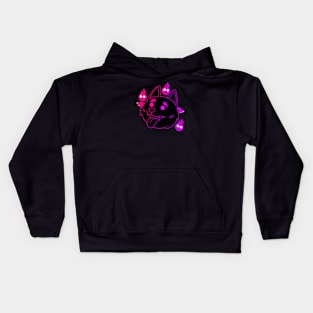 Retro Ghost Dog Kids Hoodie